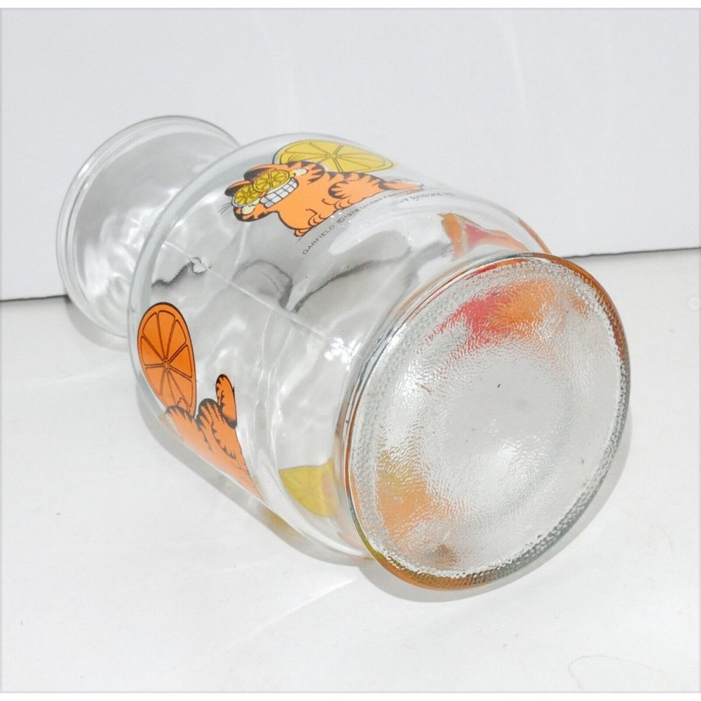 LAST CALL!!Vintage Garfield Glass Carafe Pitcher - Picture 4 of 4